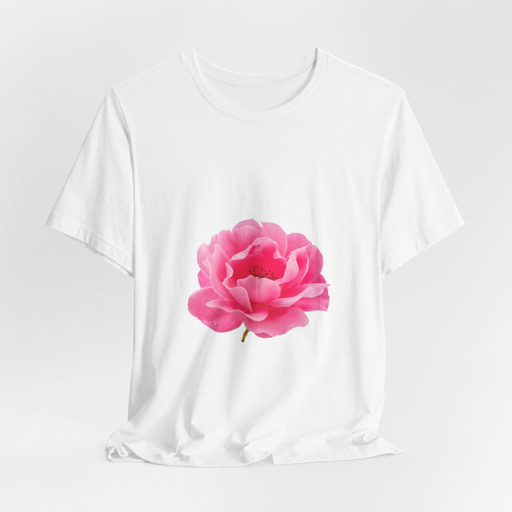 Pink Peony Floral Tee — Soft Botanical Flower T‑Shirt for Spring & Mother's Day