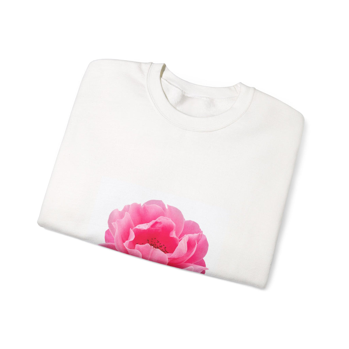 Pink Peony Crewneck Sweatshirt