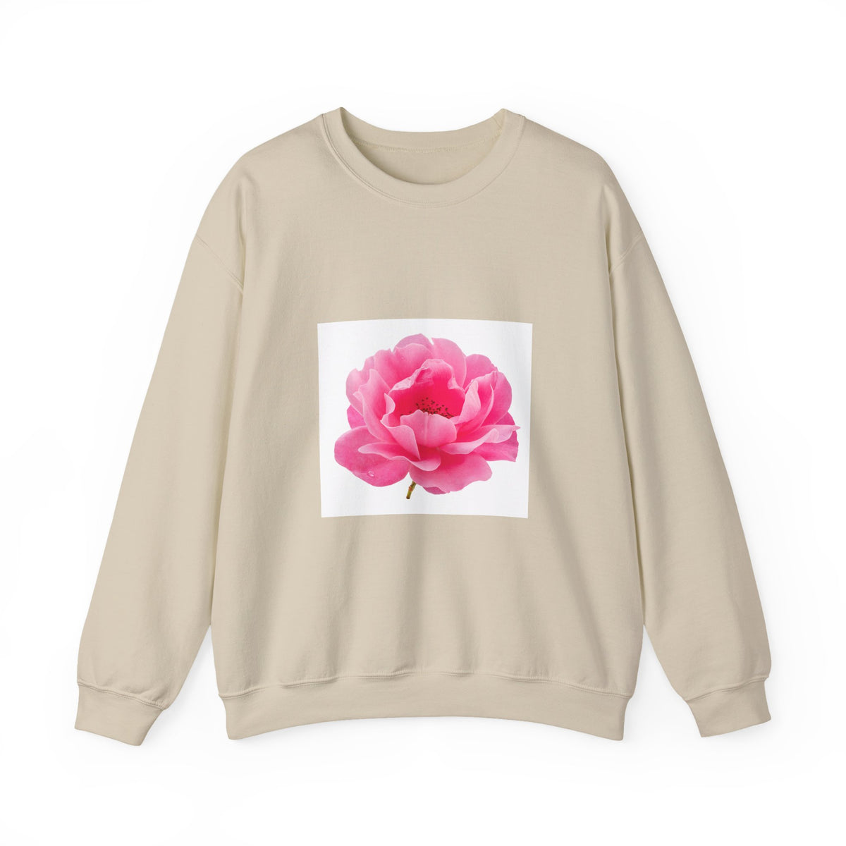 Pink Peony Crewneck Sweatshirt