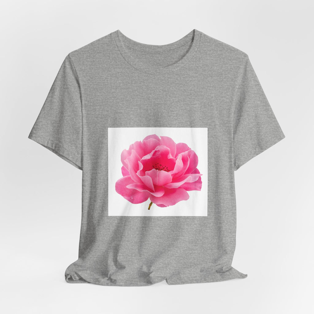 Pink Peony Floral Tee — Soft Botanical Flower T‑Shirt for Spring & Mother's Day