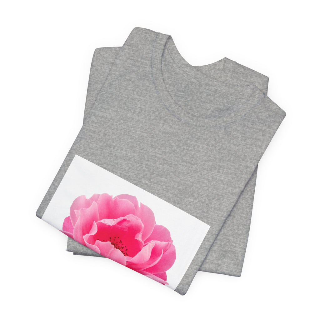 Pink Peony Floral Tee — Soft Botanical Flower T‑Shirt for Spring & Mother's Day