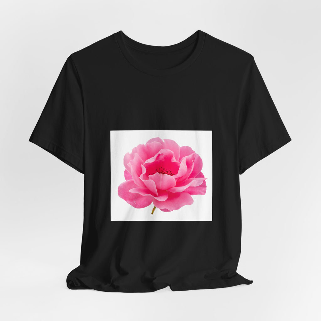 Pink Peony Floral Tee — Soft Botanical Flower T‑Shirt for Spring & Mother's Day