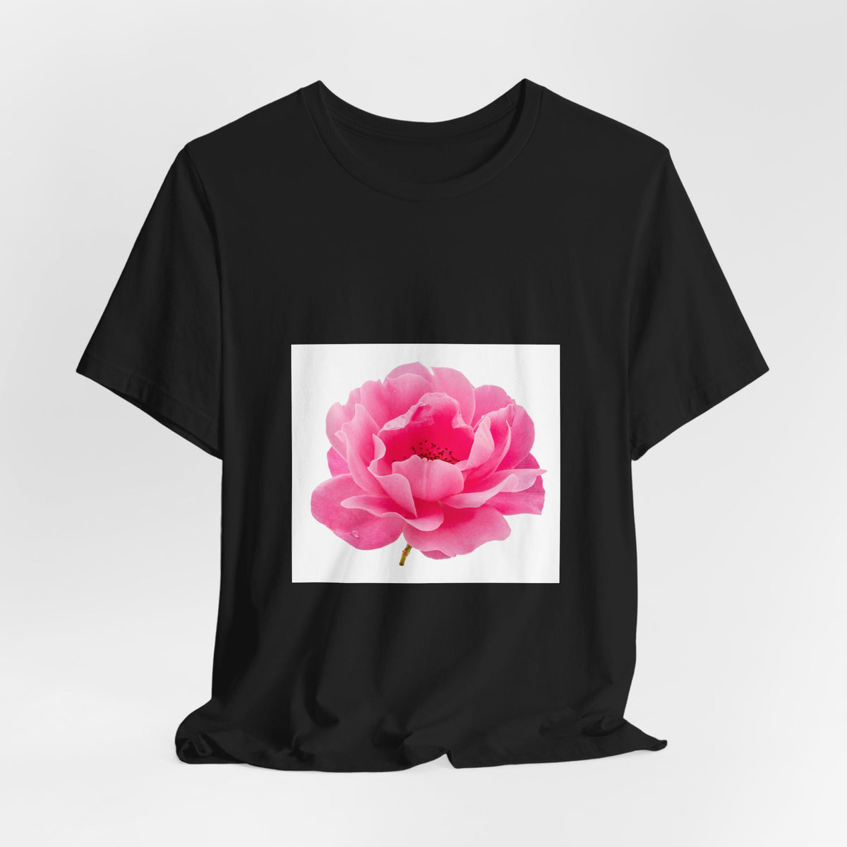 Pink Peony Floral Tee — Soft Botanical Flower T‑Shirt for Spring & Mother's Day