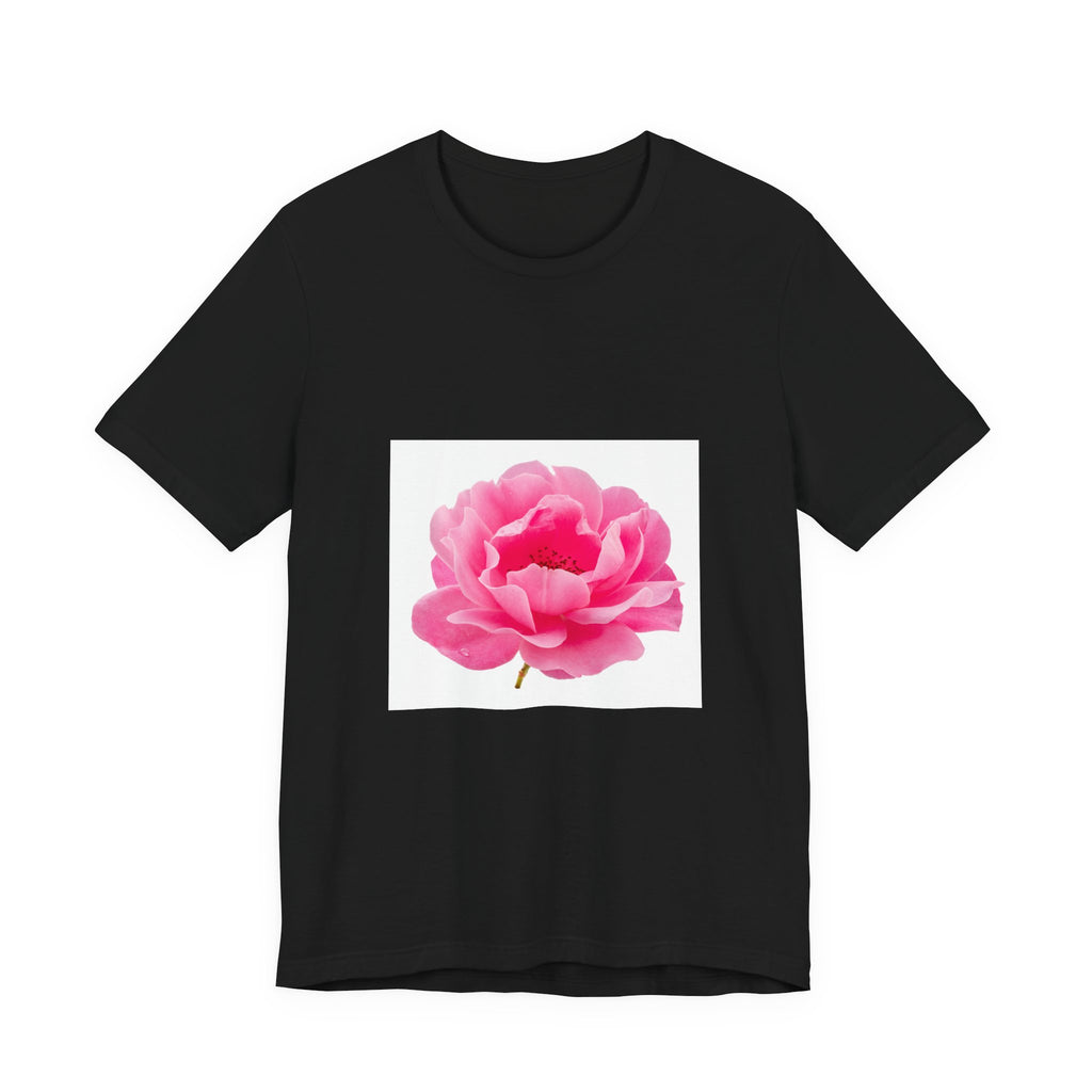 Pink Peony Floral Tee — Soft Botanical Flower T‑Shirt for Spring & Mother's Day