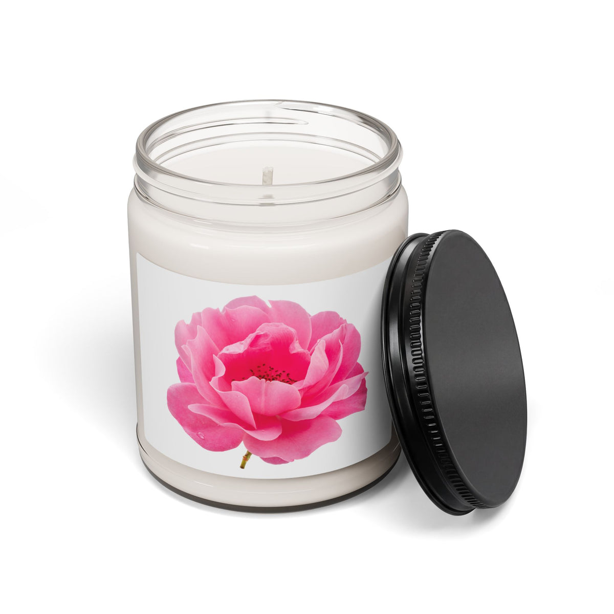 Peony Bloom Soy Candle — 9oz Scented Jar