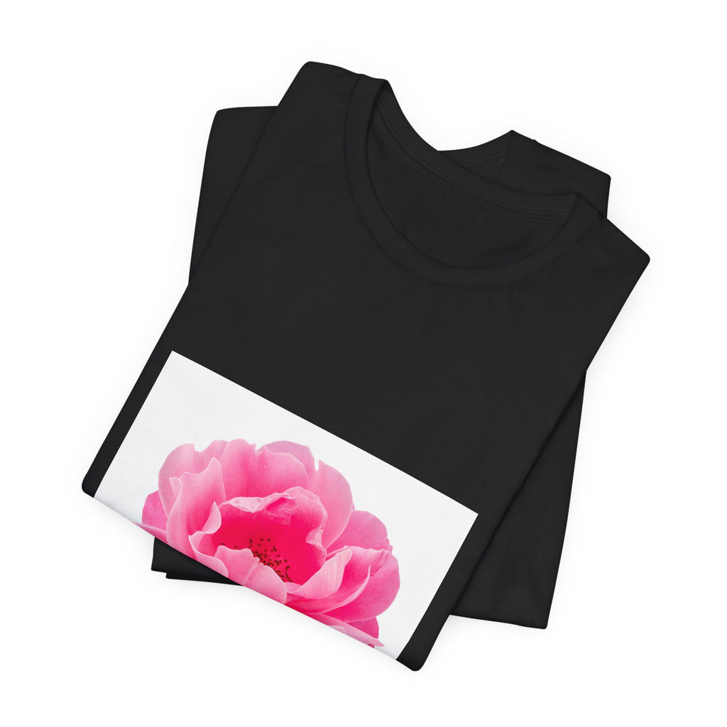 Pink Peony Floral Tee — Soft Botanical Flower T‑Shirt for Spring & Mother's Day