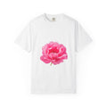 Pink Peony Floral T-Shirt — Soft Botanical Tee for Spring & Gifts