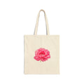 Canvas Tote Bag — Pink Peony Floral Market Tote