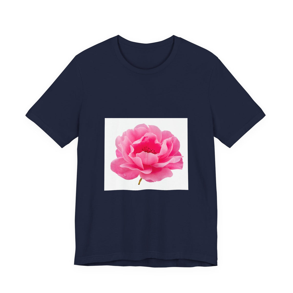 Pink Peony Floral Tee — Soft Botanical Flower T‑Shirt for Spring & Mother's Day