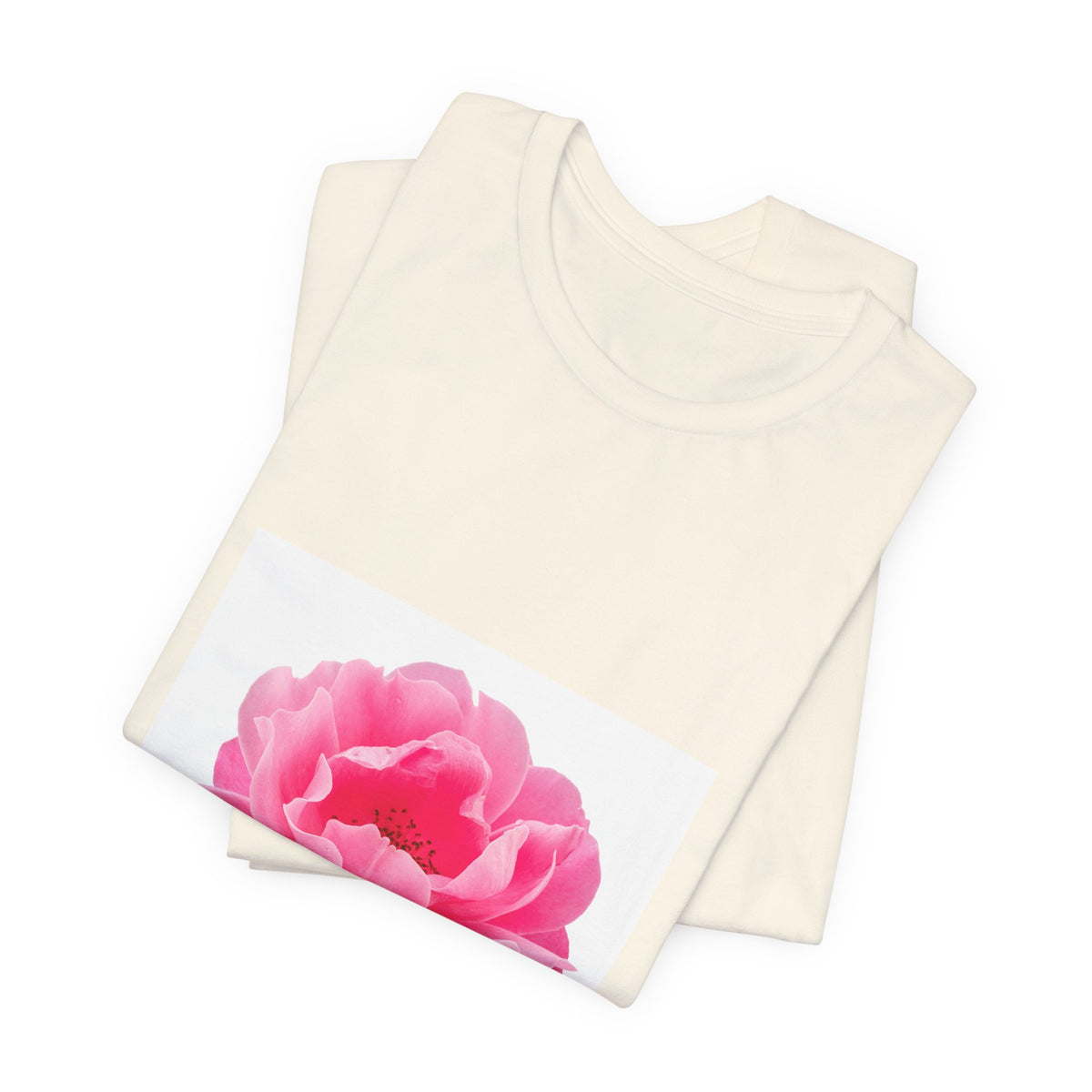 Pink Peony Floral Tee — Soft Botanical Flower T‑Shirt for Spring & Mother's Day