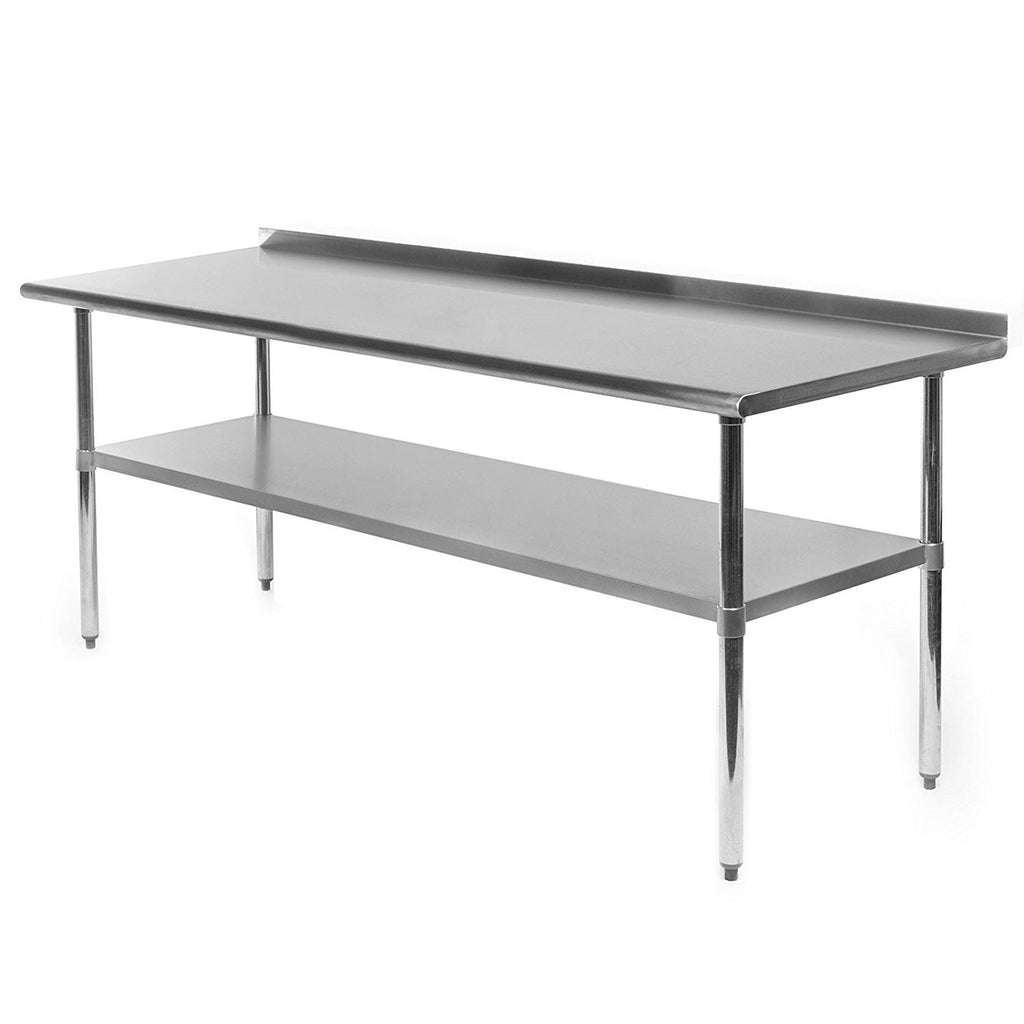 Stainless Steel Kitchen Prep Table - 72 x 24 inch