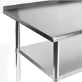 Stainless Steel Kitchen Prep Table - 72 x 24 inch